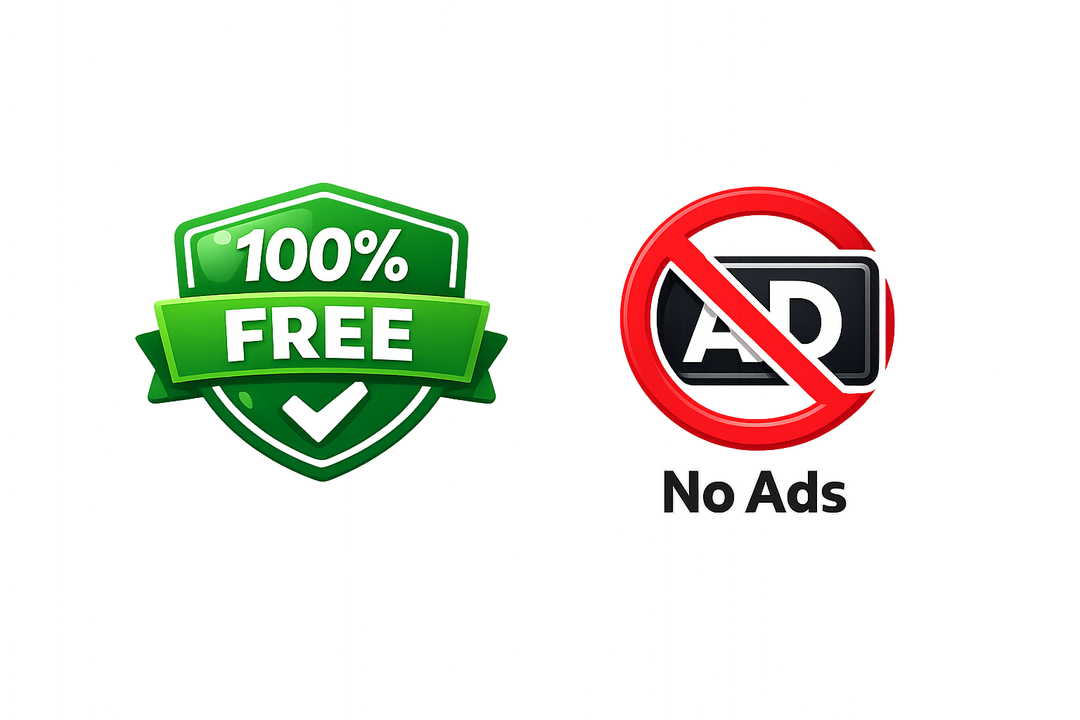 Free and no ads